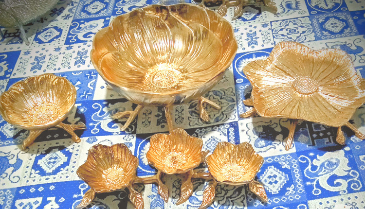 ست پذیرایی شش تیکه لوتوس سایز بزرگ