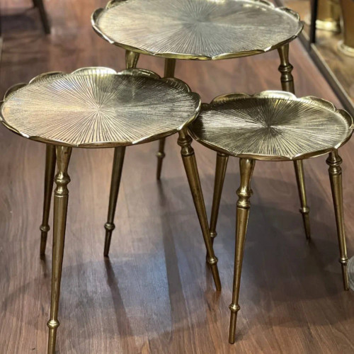 میز عسلی نیلوفر جلو مبلی